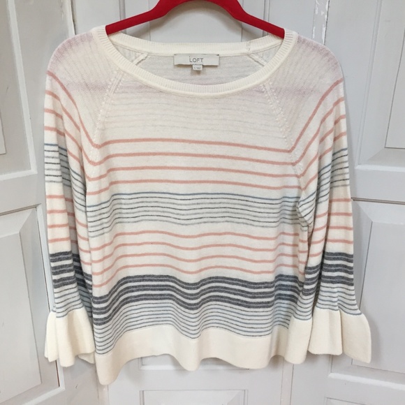 LOFT Striped Sweater - Picture 2 of 10